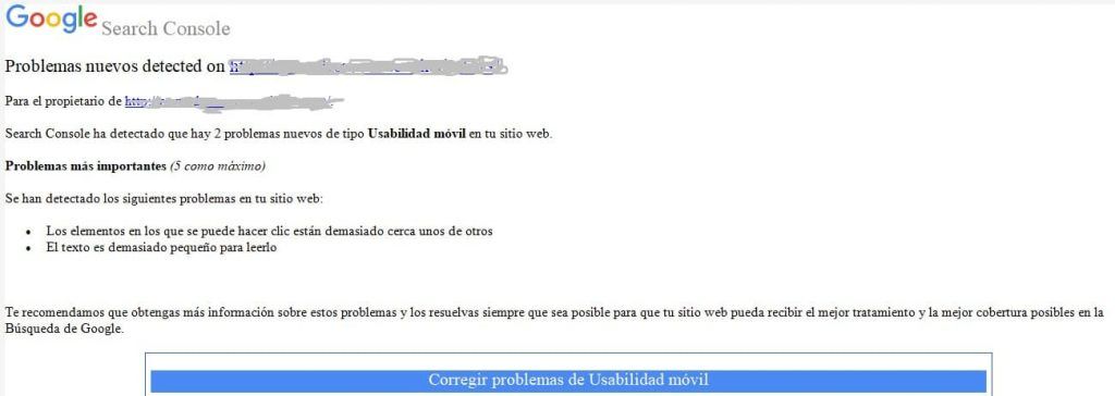 Email problemas de usabilidad móvil